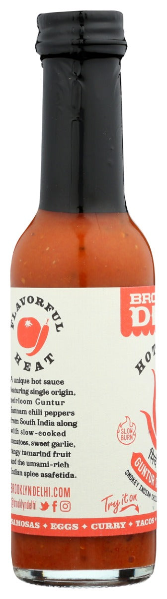 Brooklyn Delhi: Guntur Sannam Hot Sauce, 5 Oz