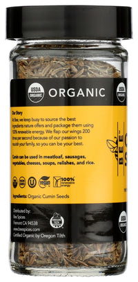 Beespices: Organic Cumin Seeds, 1.1 Oz