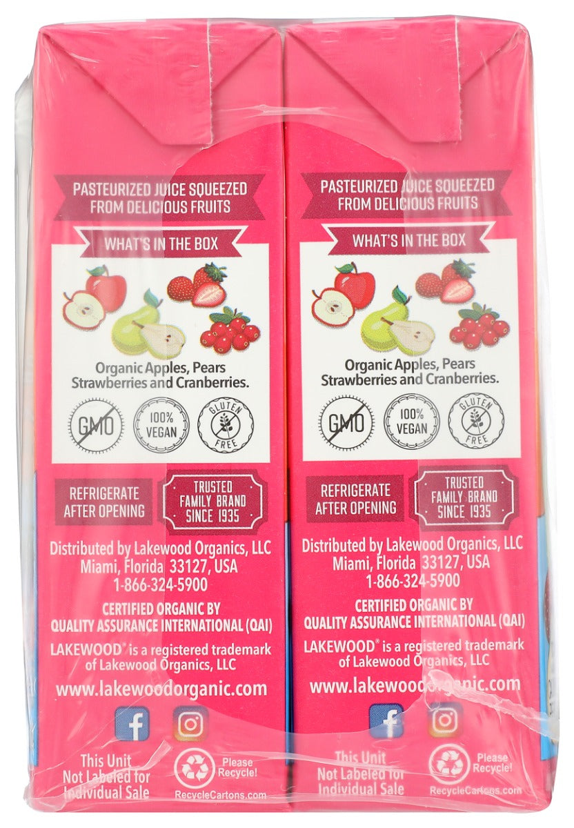 Lakewood: Littles Organic Fruit Punch Juice Boxes 8Ct, 54 Fo