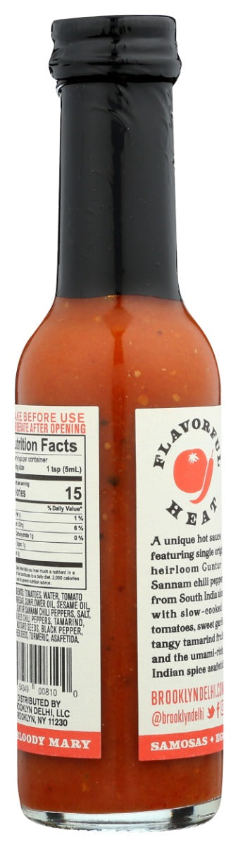 Brooklyn Delhi: Guntur Sannam Hot Sauce, 5 Oz