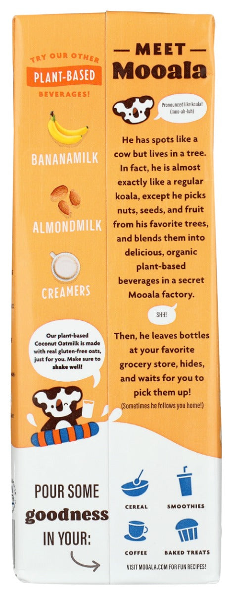 Mooala: Unsweetened Coconut Oatmilk, 33.8 Fo