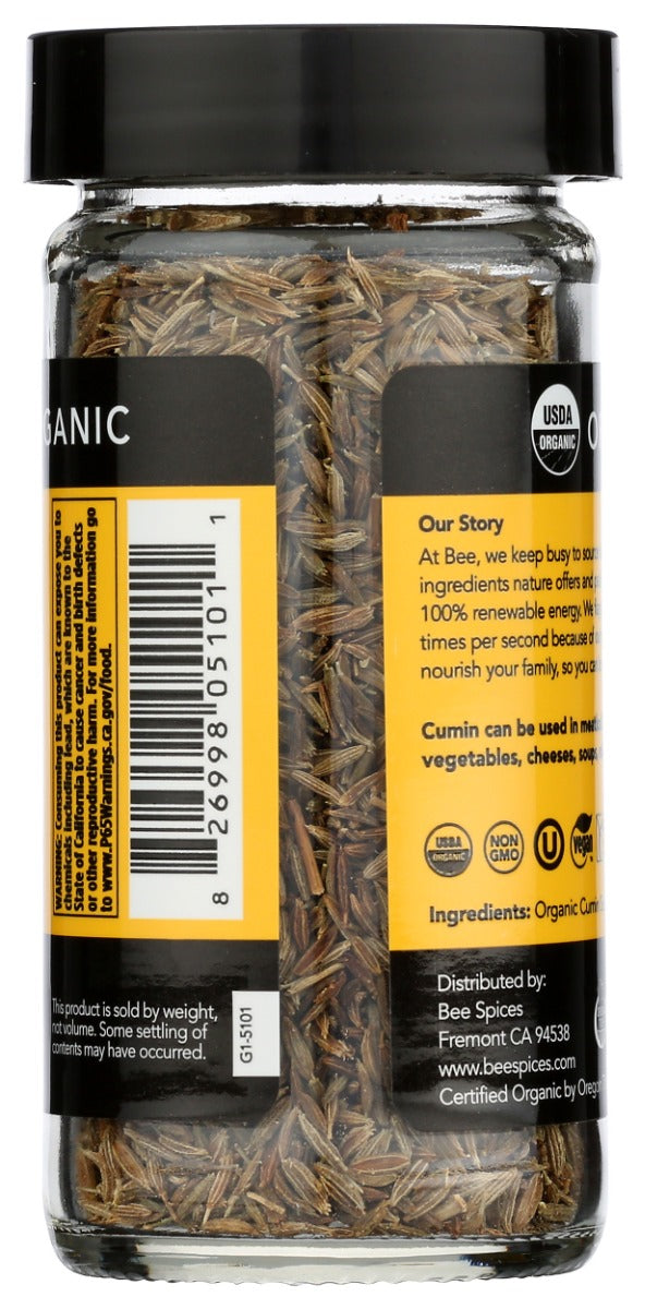 Beespices: Organic Cumin Seeds, 1.1 Oz