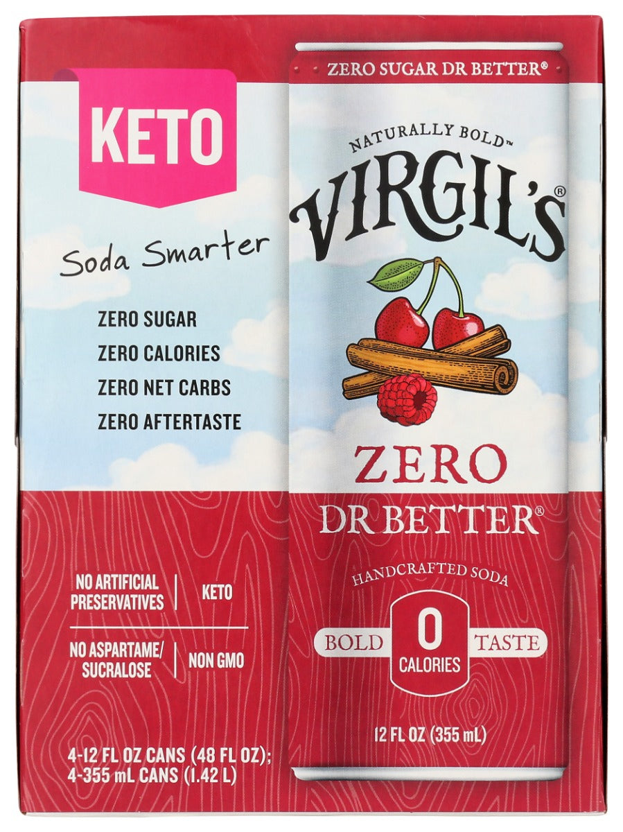 Virgils: Dr Better Zero Sugar 4Pk, 48 Fo