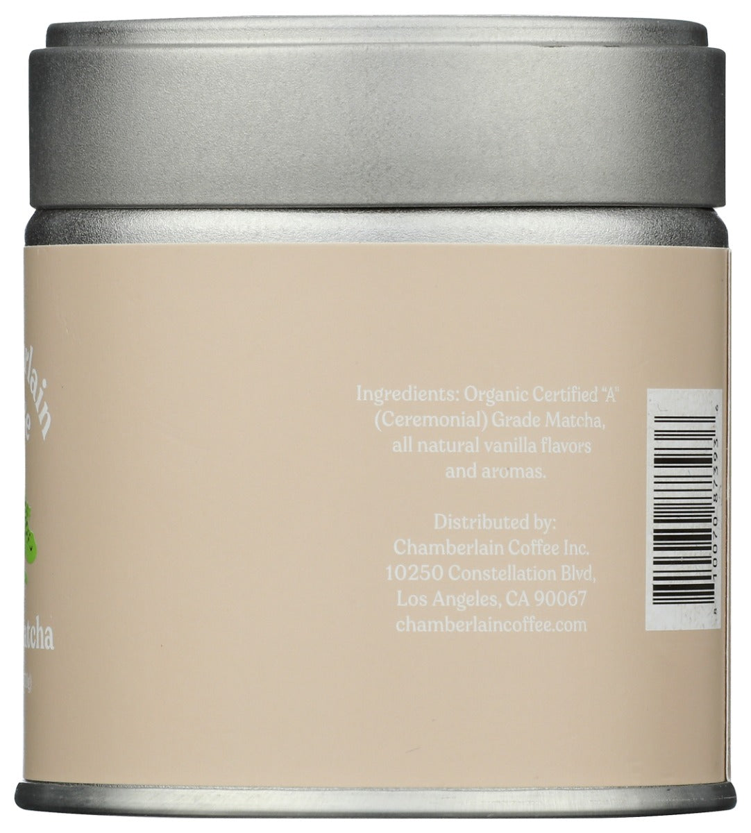 Chamberlain Coffee: Vanilla Matcha Green Tea Powder, 1.06 Oz