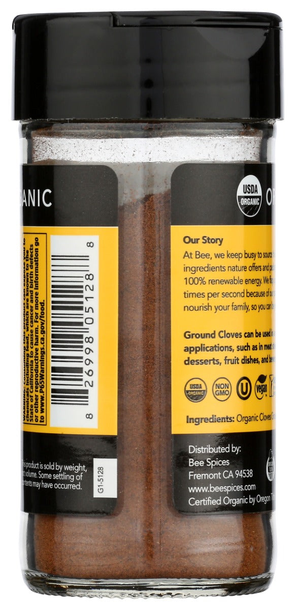 Beespices: Organic Cloves Ground, 1.3 Oz