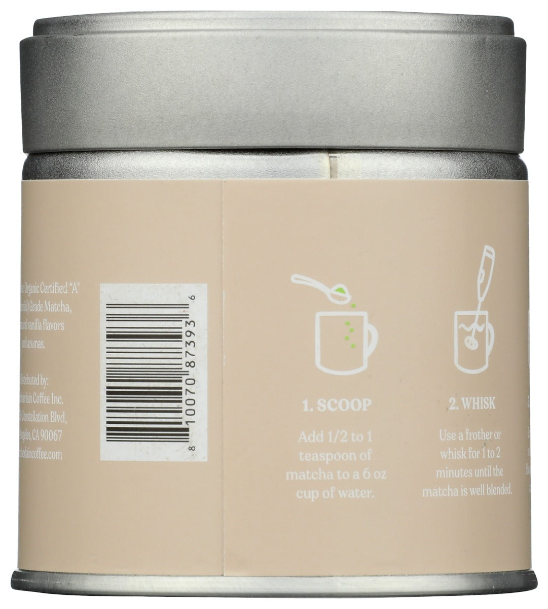 Chamberlain Coffee: Vanilla Matcha Green Tea Powder, 1.06 Oz