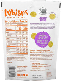 Whisps: Garlic Herb Cheese Crisps, 2.12 Oz