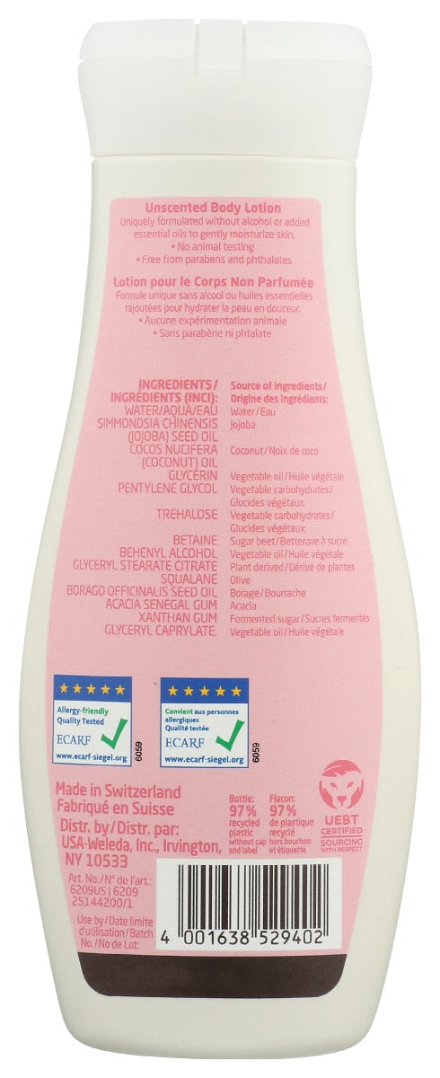 Weleda: Unscented Body Lotion, 6.8 Fo