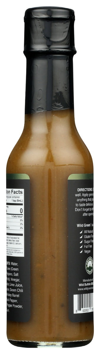 Wild Green: Jalapeno Green Hot Table Sauce, 5 Oz