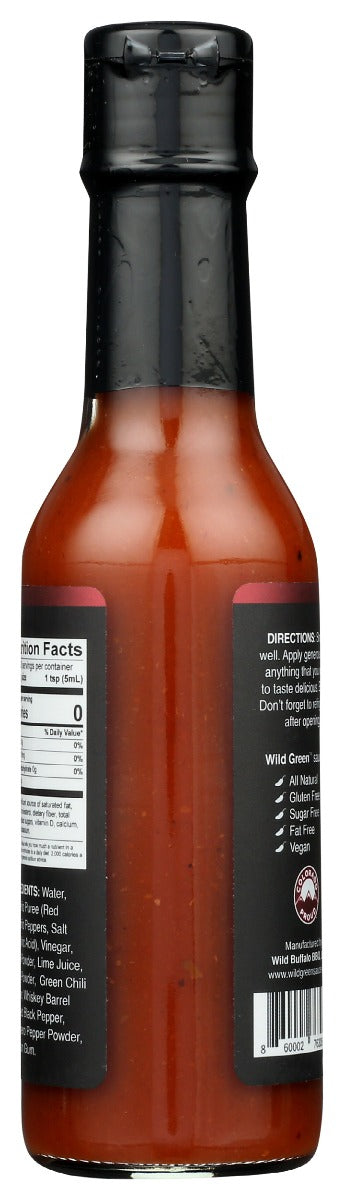 Wild Green: Jalapeno Red Hot Table Sauce, 5 Oz