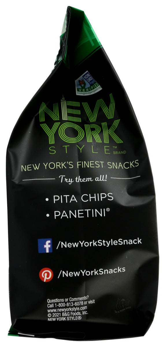 New York Style: Roasted Garlic Bagel Crisps, 6 Oz