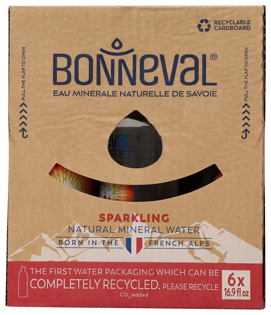 Bonneval: Sparkling Mineral Natural Water 6Pk, 101.4 Fo