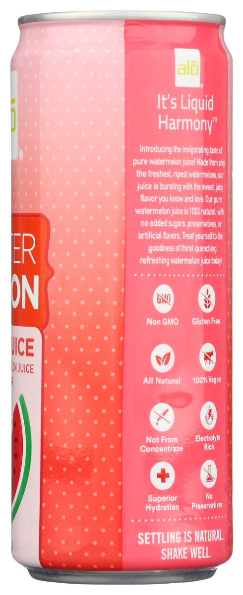 Alo: Pure Watermelon Juice, 11.2 Fo