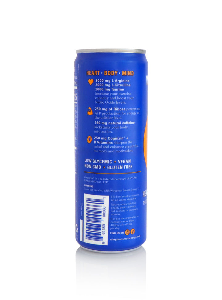 Wingman Smart Energy: Tropical Mango Performance Beverage, 12 Fo