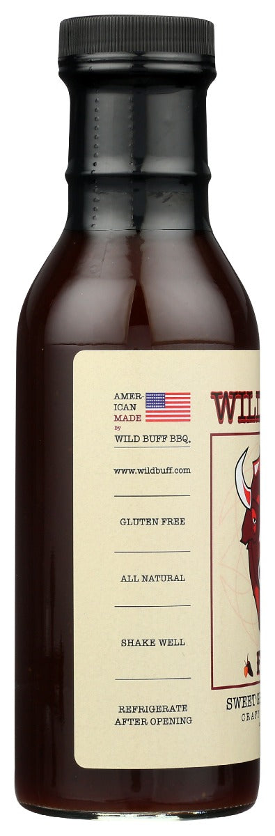 Wild Buff: Fire Sweet Ghost Pepper Bbq Sauce, 12 Oz