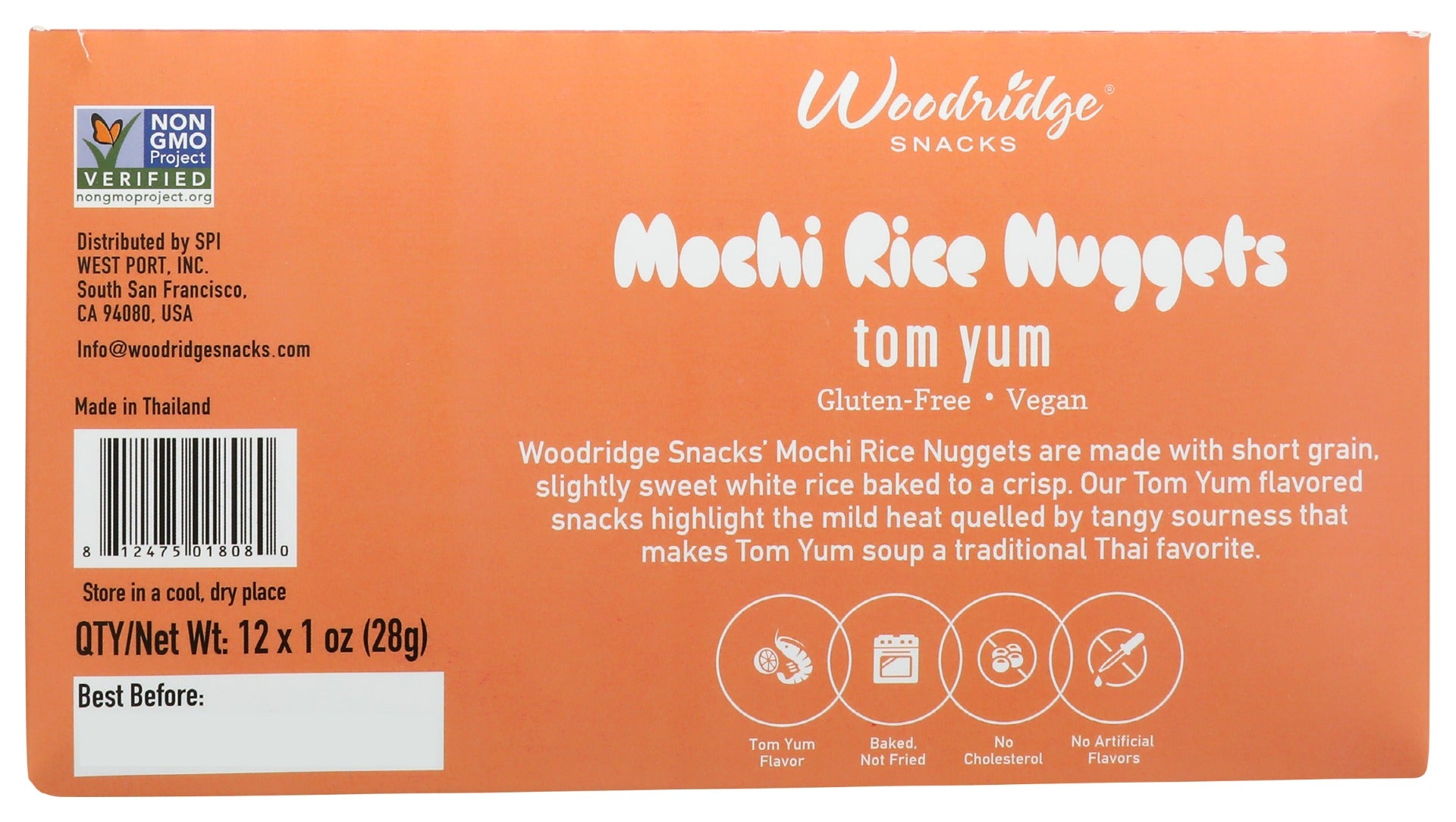 Woodridge: Tom Yum Mochi Rice Nuggets, 12 Oz