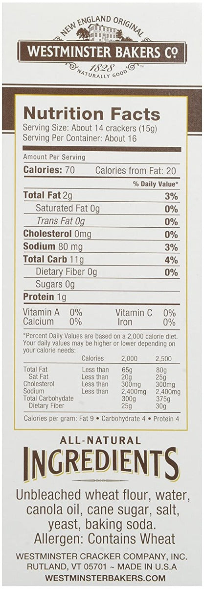 Westminster: Soup And Snack Cracker, 8 Oz