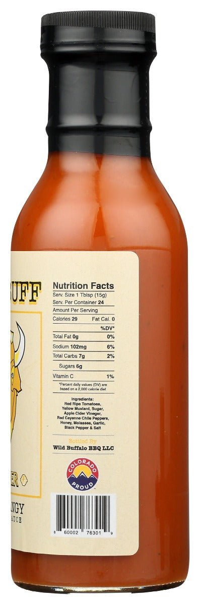 Wild Buff: Thunder Bold Tangy Bbq Sauce, 12 Oz