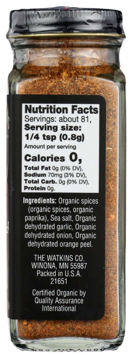 Watkins: Organic Cajun Seasoning, 2.3 Oz