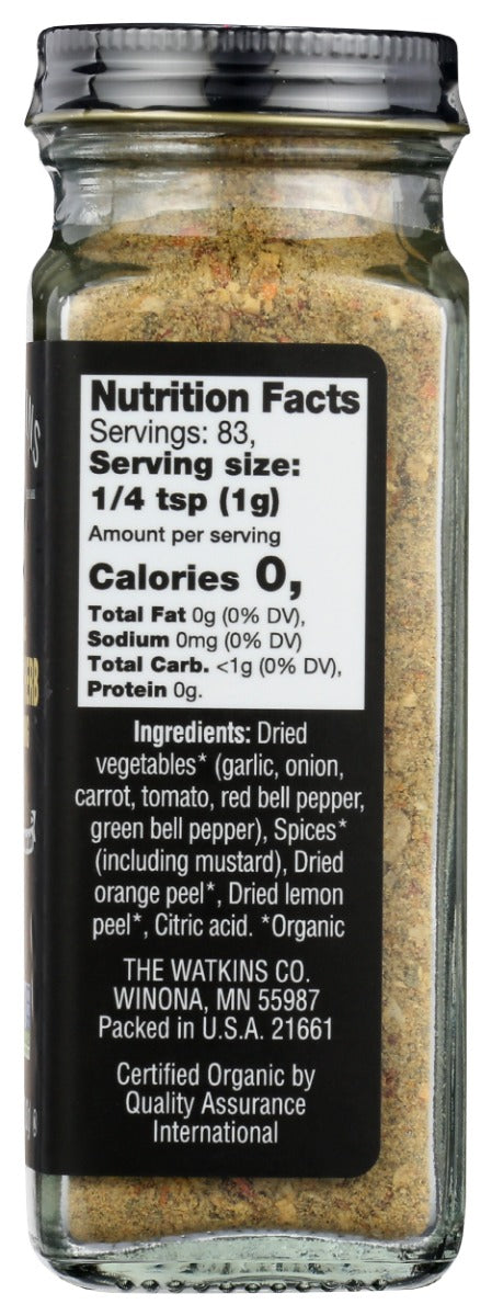 Watkins: Organic Garlic Herb Seasoning, 2.9 Oz