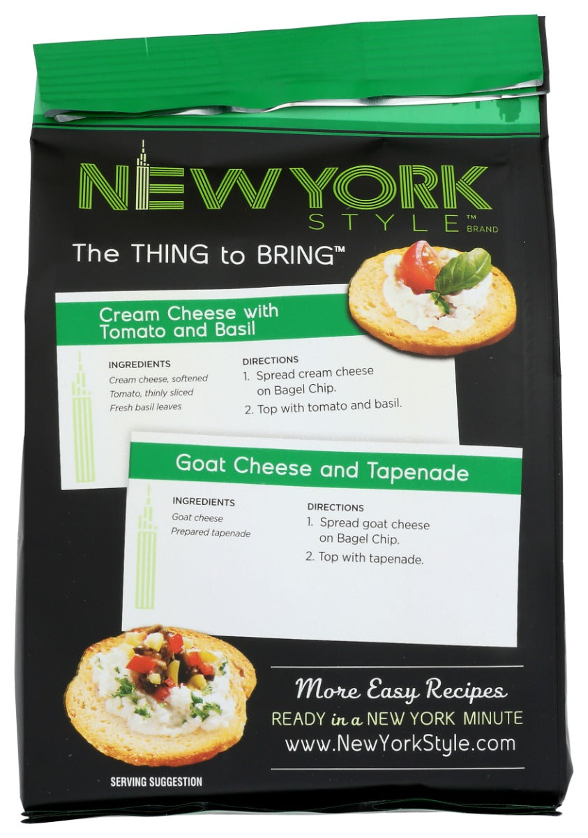 New York Style: Roasted Garlic Bagel Crisps, 6 Oz