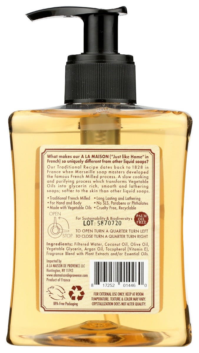 A La Maison: Liquid Soap Warm Vanilla, 10 Fo