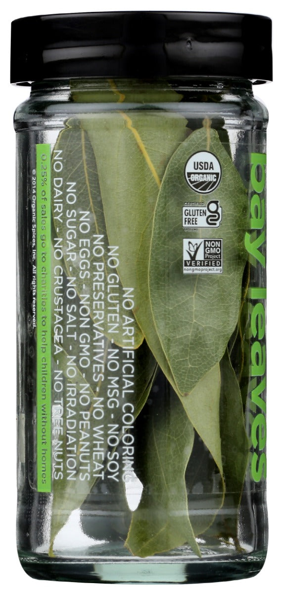 Spicely Organics: Organic Bay Leaves, 0.09 Oz