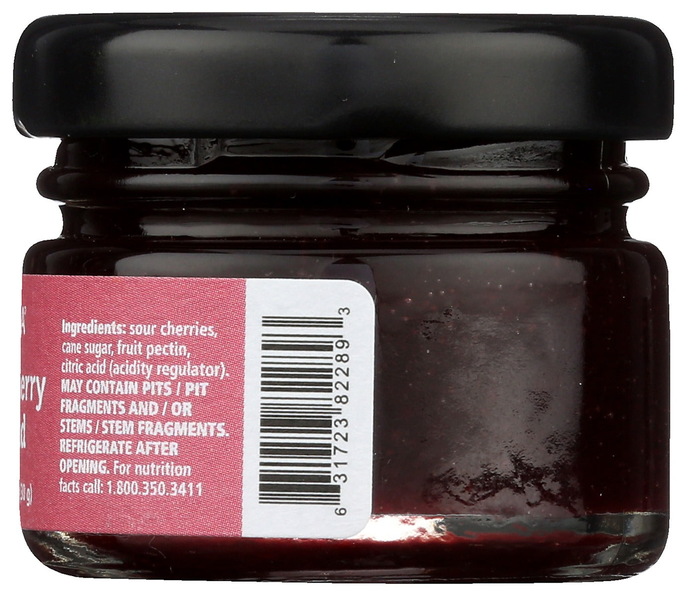 Divina: Sour Cherry Spread Mini Jar, 1.05 Oz