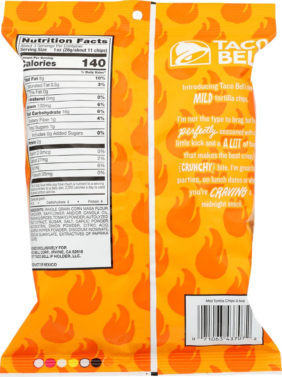 Taco Bell: Mild Tortilla Chips, 3.5 Oz