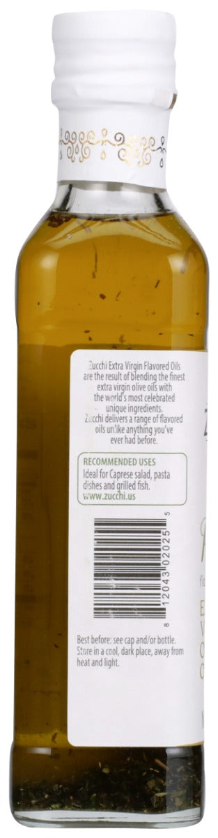 Zucchi: Pesto Flavored Extra Virgin Olive Oil, 250 Ml