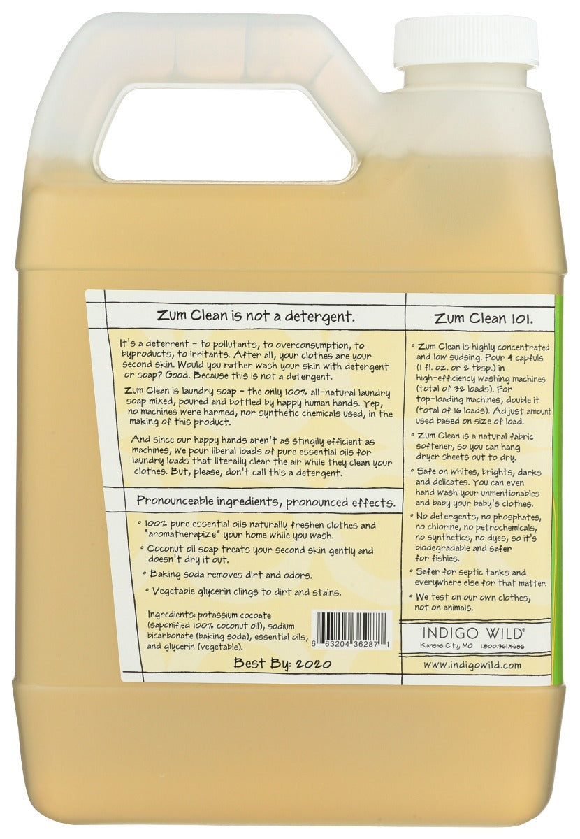 Zum: Tea Tree Citrus Laundry Soap, 32 Fo